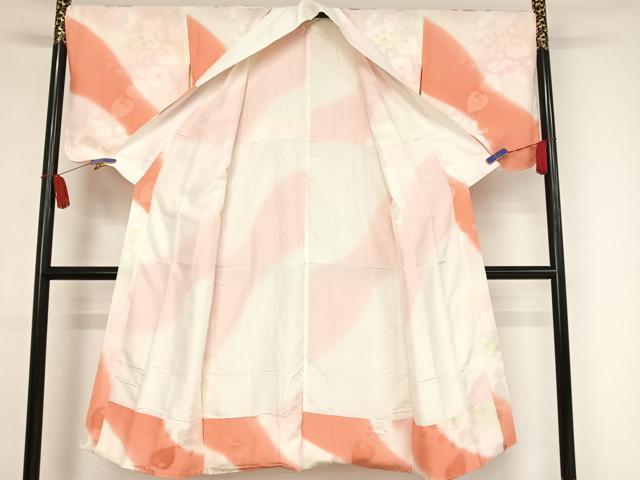 平和屋着物●長襦袢 袷 辻が花地紋 暈し染め 正絹 逸品 AAAX0030np