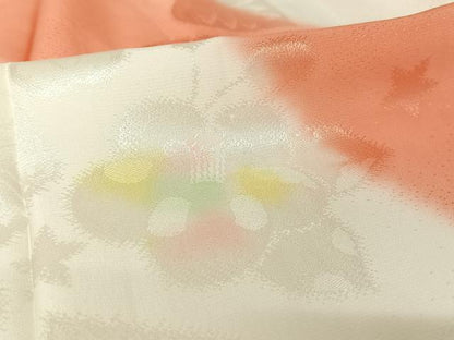 平和屋着物●長襦袢 袷 辻が花地紋 暈し染め 正絹 逸品 AAAX0030np