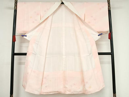 平和屋着物●長襦袢 袷 草花文 暈し染め 正絹 逸品 AAAX0031np