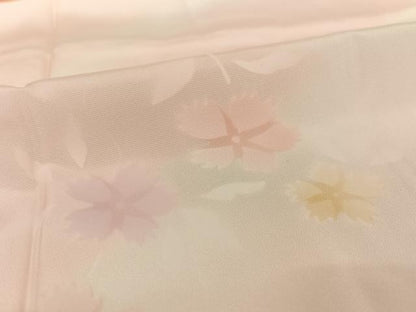 平和屋着物●長襦袢 袷 草花文 暈し染め 正絹 逸品 AAAX0031np