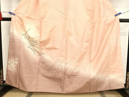 平和屋着物●西陣 宮階織物 宮繍苑 里葉 紬 訪問着 金糸 金彩 正絹 逸品 AAAX0040np