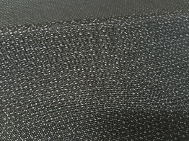 平和屋着物●男性 手織紬 亀甲絣 証紙付き 正絹 逸品 未使用 AAAX0067np
