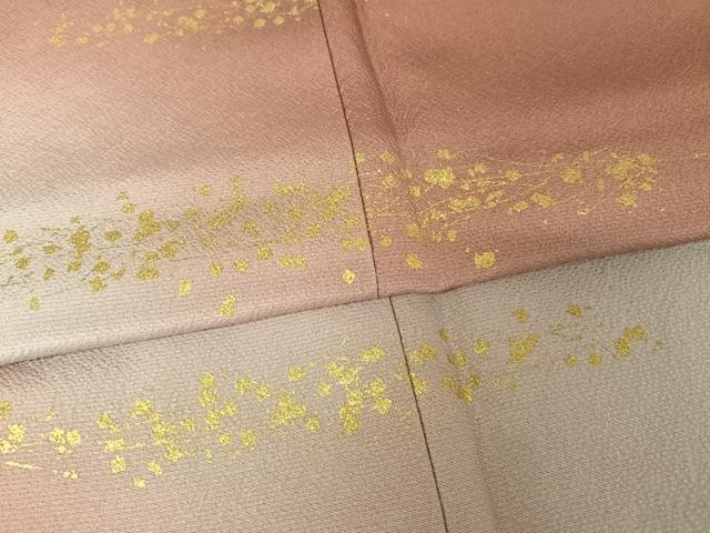 平和屋着物●訪問着 箔散らし 暈し染め 金彩 やまと誂製 正絹 逸品 AAAX0104np