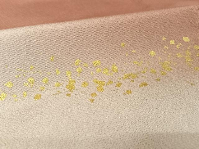 平和屋着物●訪問着 箔散らし 暈し染め 金彩 やまと誂製 正絹 逸品 AAAX0104np