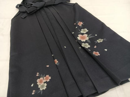 平和屋着物●女性 行灯袴 葉桜 金彩 洗える着物 AAAX0113np