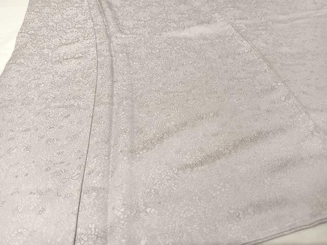 平和屋着物●上質な色無地 更紗花地紋 白藤色 やまと誂製 正絹 逸品 未使用 AAAX0144np