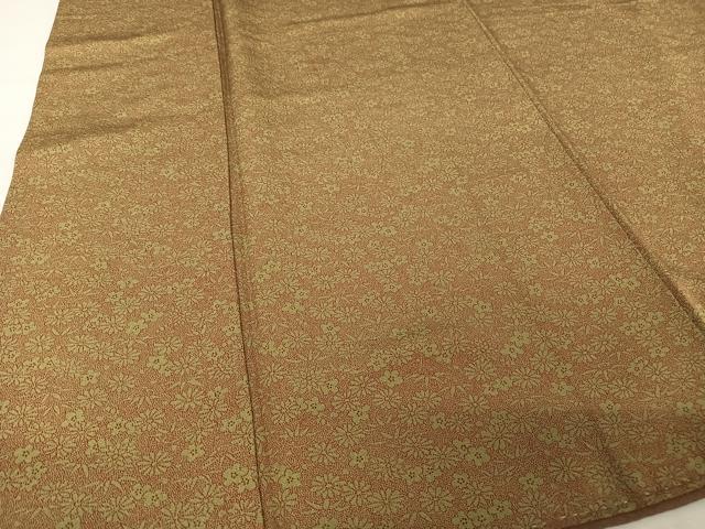 平和屋着物●江戸小紋　草花文　正絹　逸品　AAAX0220np
