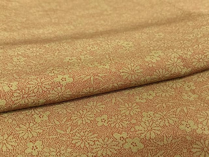 平和屋着物●江戸小紋　草花文　正絹　逸品　AAAX0220np