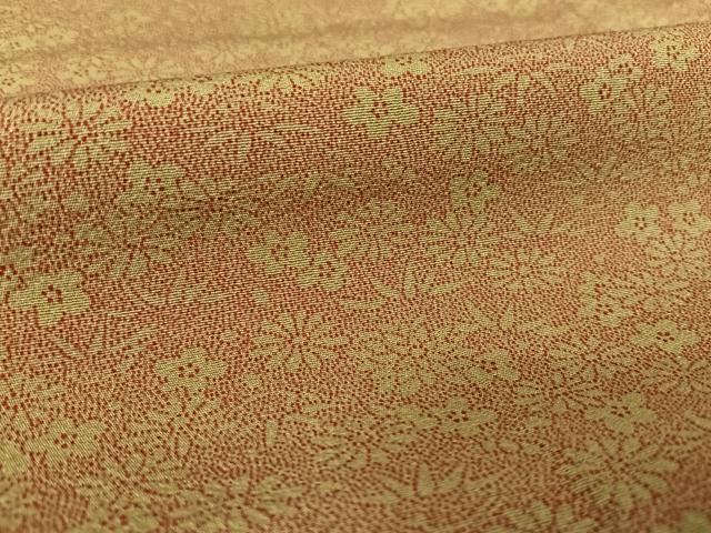 平和屋着物●江戸小紋　草花文　正絹　逸品　AAAX0220np