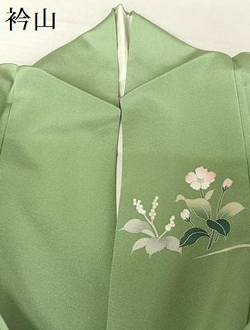 平和屋着物●訪問着　友禅　草花文　暈し染め　正絹　逸品　AAAX0221np