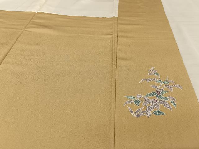 平和屋着物●訪問着 友禅 飛鶴風景文 暈し染め 正絹 逸品 AAAX0249np