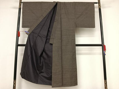 平和屋着物●男性 本場大島紬 100亀甲 総詰め 正絹 逸品 AAAX0271np