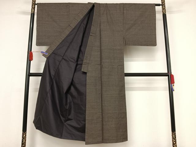 平和屋着物●男性 本場大島紬 100亀甲 総詰め 正絹 逸品 AAAX0271np