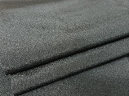 平和屋着物●男性　お召　色無地　鉄御納戸色　正絹　逸品　AAAX0272np