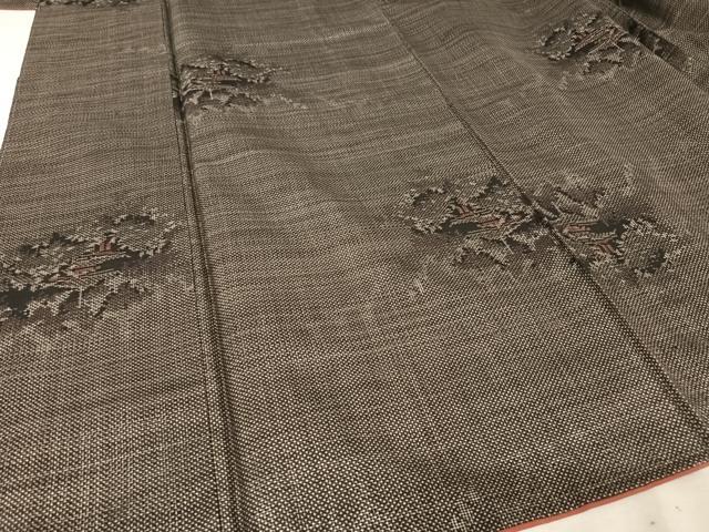 平和屋着物●本場大島紬 一元絣 風景文 正絹 逸品 未使用 AAAX0280np