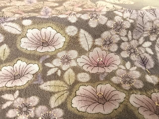 平和屋着物●訪問着 辻が花 暈し染め 金彩 正絹 逸品 AAAX0328np