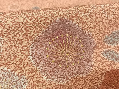 平和屋着物●訪問着 刺繍 草花文 金糸 金彩 正絹 逸品 AAAX0329np
