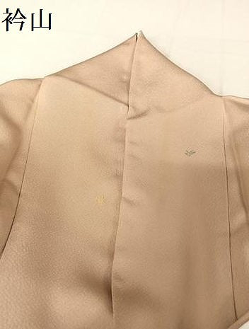 平和屋着物●本加賀友禅作家　梶山伸　紬　舞花文　正絹　逸品　AAAX0355np