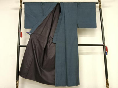 平和屋着物●男性　本場大島紬　アンサンブル　100亀甲　総詰め　正絹　逸品　未使用　AAAX0384np