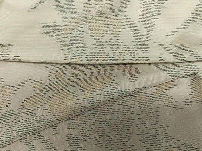 平和屋着物●本場大島紬 白大島 杜若 正絹 逸品 AAAX0565zg