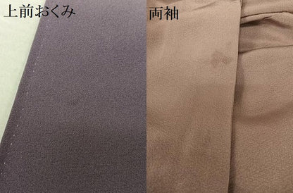 平和屋着物●蓑虫工芸作家 田尾笛秋 色留袖 貝合せ花文 暈し染め 金彩 正絹 逸品 AAAX0575zg
