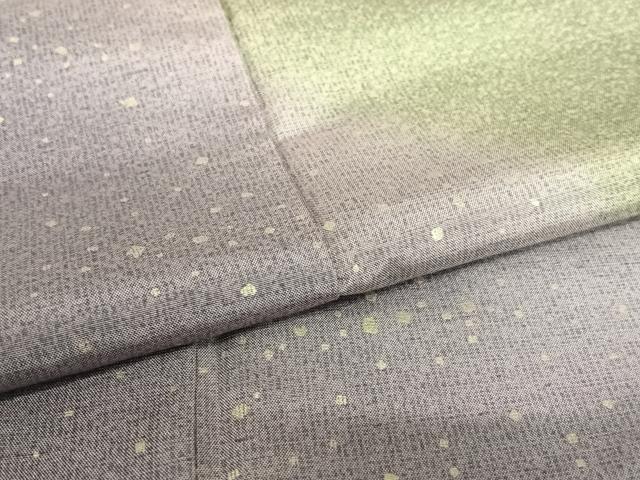 平和屋着物●訪問着　紬地　霞文　暈し染め　ますいわ屋扱い　正絹　逸品　AAAX0603zg