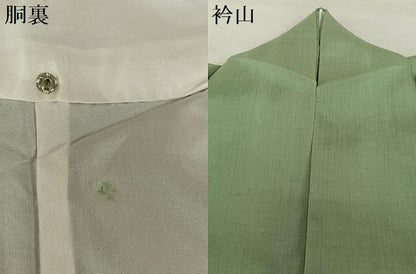 平和屋着物●上質な紬 色無地 岩井茶色 正絹 逸品 AAAX0646zg