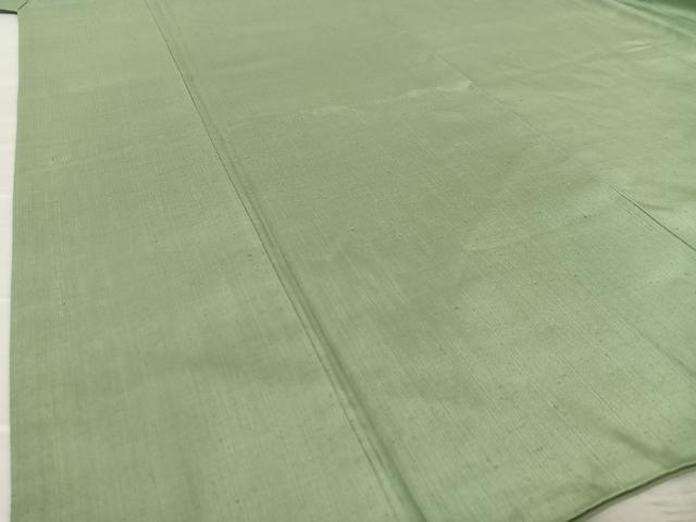 平和屋着物●上質な紬 色無地 岩井茶色 正絹 逸品 AAAX0646zg
