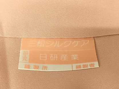 平和屋着物●訪問着 駒刺繍 花楽器文 金彩 正絹 逸品 AAAX0654zg