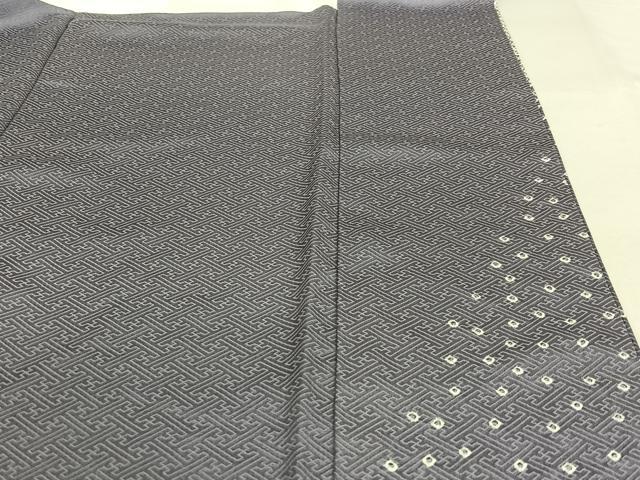 平和屋着物●訪問着　絞り　刺繍　草花文　金糸　正絹　逸品　AAAX0669zg