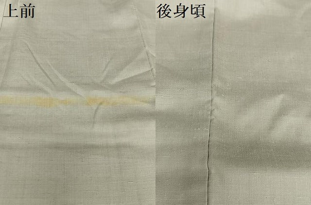 平和屋着物●訪問着 紬地 中国三大刺繍 相良刺繍 舞扇花鳥文 正絹 逸品 未使用 AAAX0739zg
