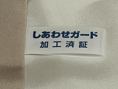 平和屋着物●現代の名工　根橋秀治　東京染　江戸小紋　舞扇文　正絹　逸品　AAAX0761zg