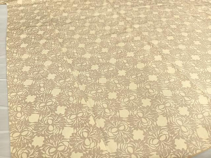 平和屋着物●上質な小紋 型染め 舞花文 正絹 逸品 AAAX0786zg