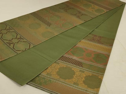 平和屋着物◎六通柄袋帯 名物裂 正絹 逸品 AAAX0828ou