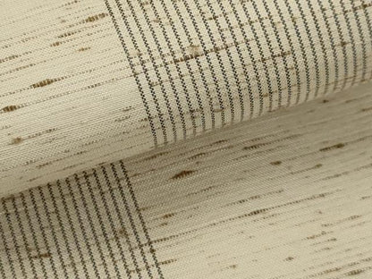 平和屋着物▽ぜんまい紬 単衣 市松文 正絹 逸品 AAAX1625sx