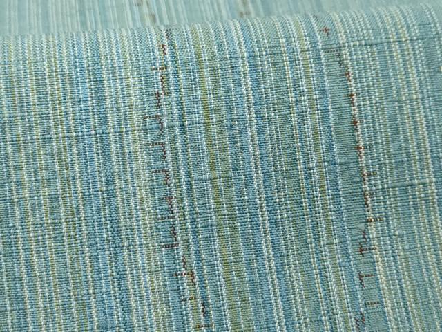 平和屋着物▽上質な紬 単衣 立涌文 正絹 逸品 AAAX1626sx