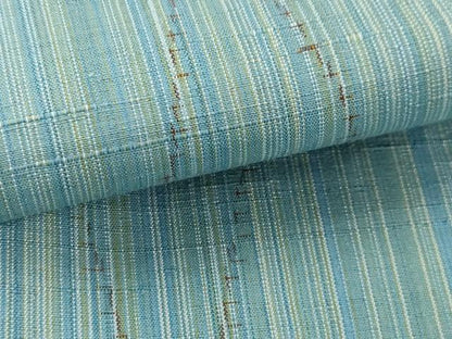 平和屋着物▽上質な紬 単衣 立涌文 正絹 逸品 AAAX1626sx