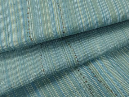 平和屋着物▽上質な紬 単衣 立涌文 正絹 逸品 AAAX1626sx
