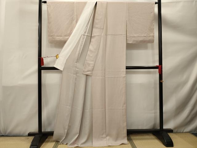 平和屋着物▽上質な小紋 単衣 霞文 正絹 逸品 AAAX1742sx