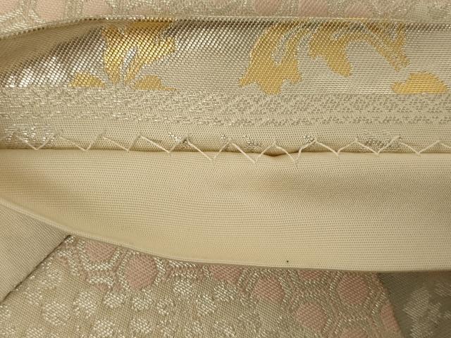 平和屋着物◎六通柄袋帯 道長更紗花文 正絹 逸品 AAAX1996ou