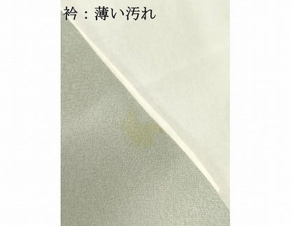 平和屋着物●訪問着　駒刺繍　露芝　暈し染め　金彩　正絹　逸品　AAAX2013ma