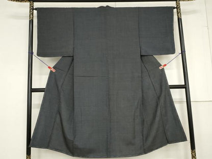 平和屋着物■男性 紬 絣文様 正絹 逸品 未使用 AAAX2125ma
