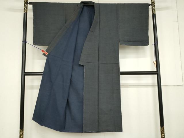 平和屋着物■男性 紬 絣文様 正絹 逸品 未使用 AAAX2125ma