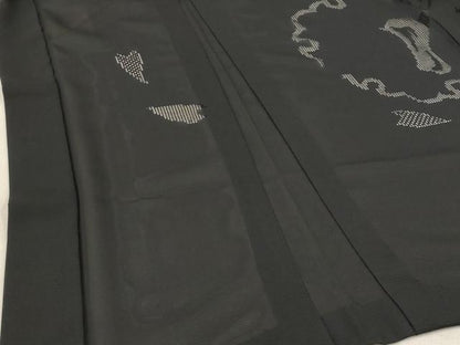 平和屋着物▽羽織　スリーシーズン　春夏秋　塵除け　絽　雪輪花文　正絹　逸品　AAAX2908st