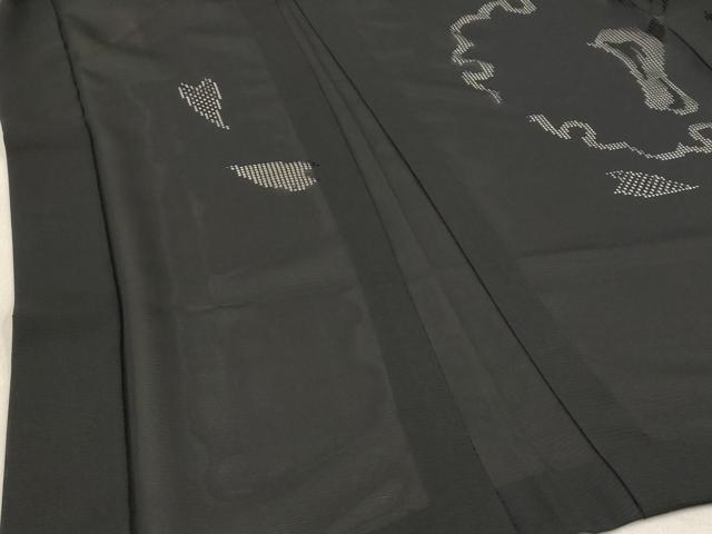 平和屋着物▽羽織　スリーシーズン　春夏秋　塵除け　絽　雪輪花文　正絹　逸品　AAAX2908st