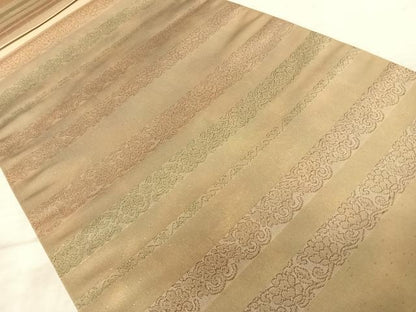 平和屋着物◎六通柄袋帯 正倉院裂文錦 金糸 正絹 逸品 AAAX3173yx