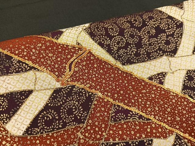平和屋着物■豪華黒留袖　駒刺繍　花籬文　金彩　正絹　逸品　AAAX3543ph