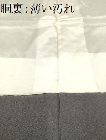平和屋着物●訪問着 地紙草花文 金彩 正絹 逸品 AAAX3583ph