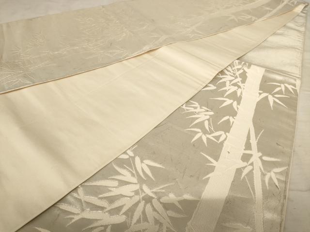 平和屋着物◎六通柄袋帯 唐織 笹竹文 正絹 逸品 AAAX4108dt