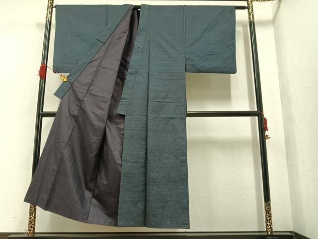 平和屋着物●男性 本場大島紬 アンサンブル 100亀甲 総詰め 正絹 逸品 AAAX4193ph